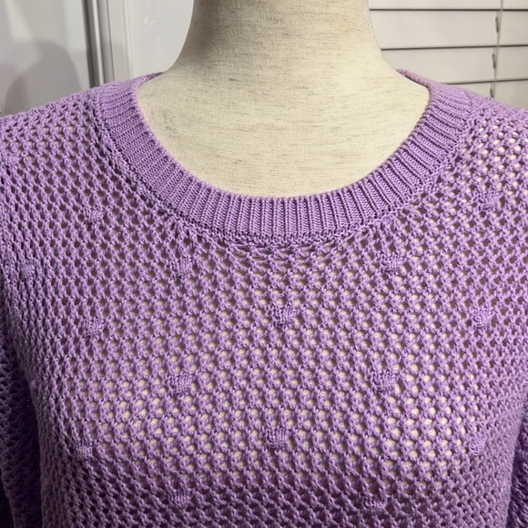 Happy X Nature by Kate Hudson for New York & Company Puff Sleeve Sweater - Picture 2 of 8